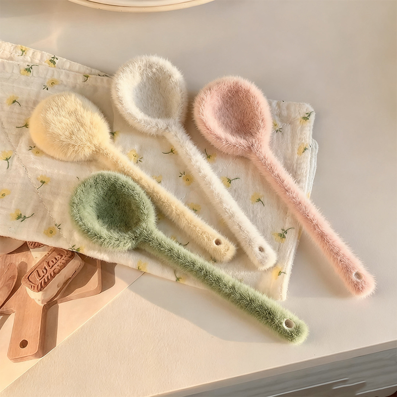 ins风手捏不规则日式陶瓷勺高颜