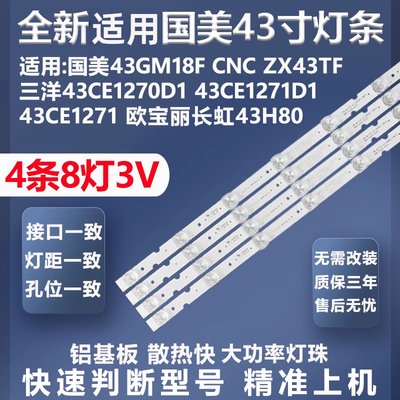 加厚铝基板43GM18F灯条