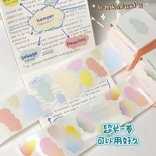 小红书同款ins风韩版小纸盒抽拉方便简约便利贴粘性强横线抽拉式扩张贴使用可撕N次贴便签纸