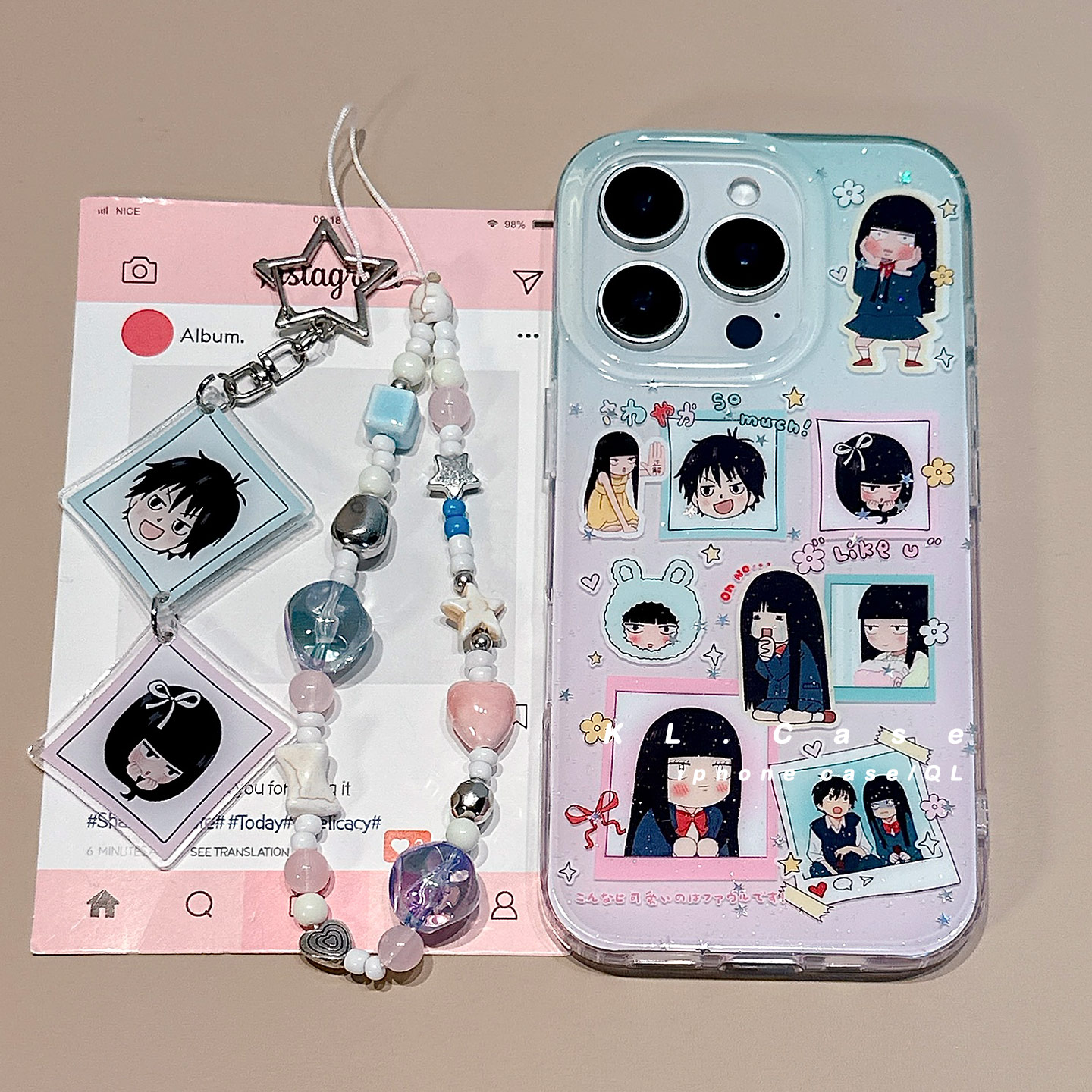 适用于iPhone亚克力ins手机壳