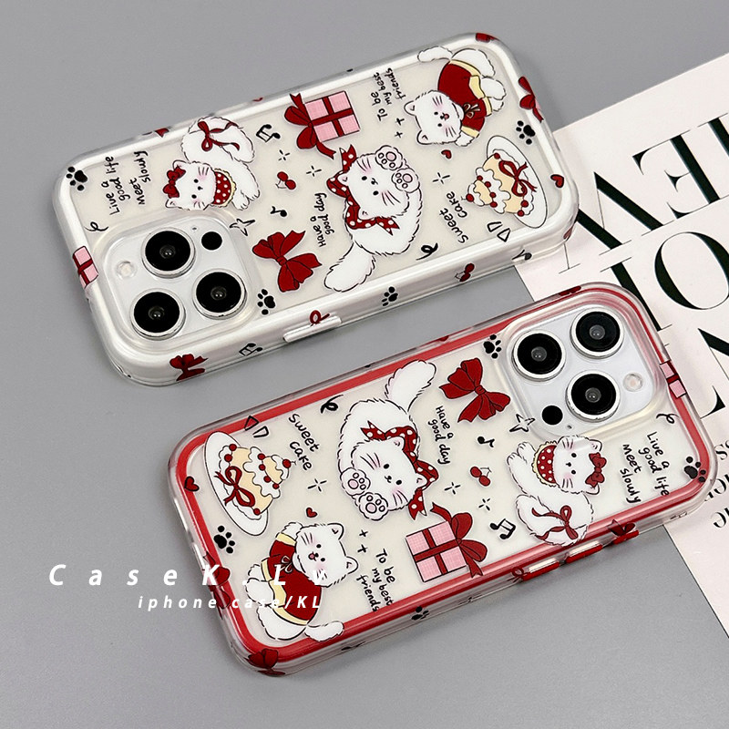 可爱少女卡通小猫咪适用于苹果13手机壳iPhone15promax新款16保护套14硅胶防摔全包二合一小众高级感女磨砂硬,3C数码配件,手机保护套/壳,淘宝优惠券,粉丝福利购,淘宝优惠卷