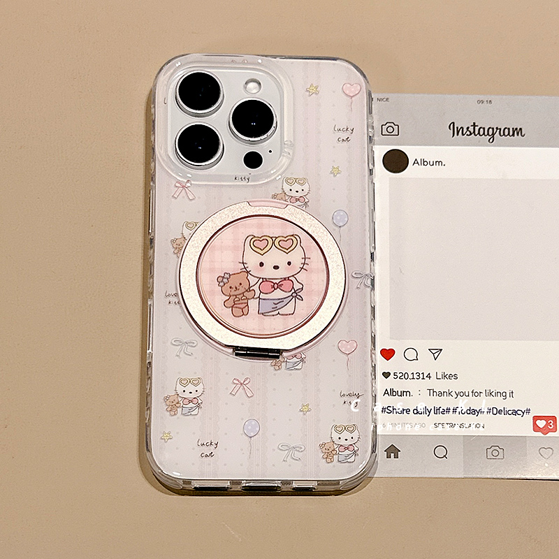 壳侣适用苹果16手机壳iPhone16保护套13/15新款14硅胶16promax全包防摔小众高级感可爱超好看带旋转支架软女