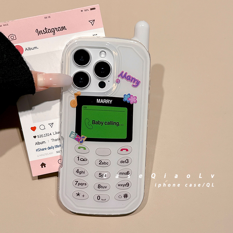 适用于iPhone亚克力ins手机壳