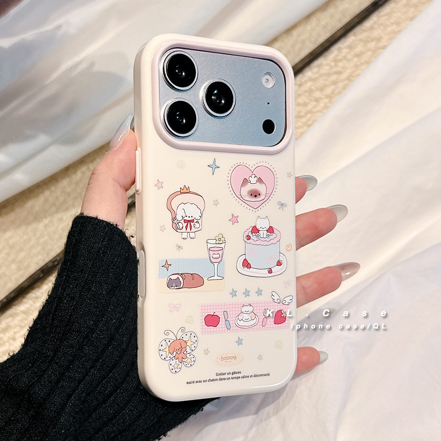 ins日韩可爱卡通适用苹果17手机壳iPhone18promax新款18pro防摔16保护套15全包16pm小众高级感14软硅胶女超薄