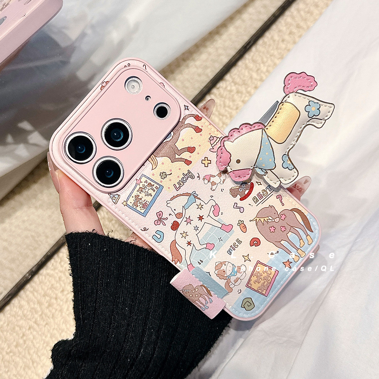 ins少女心可爱小马适用苹果17手机壳iPhone17promax新款16防摔保护套15硅胶14全包13小众高级感带支架女软皮p,3C数码配件,手机保护套/壳,淘宝优惠券,粉丝福利购,淘宝优惠卷