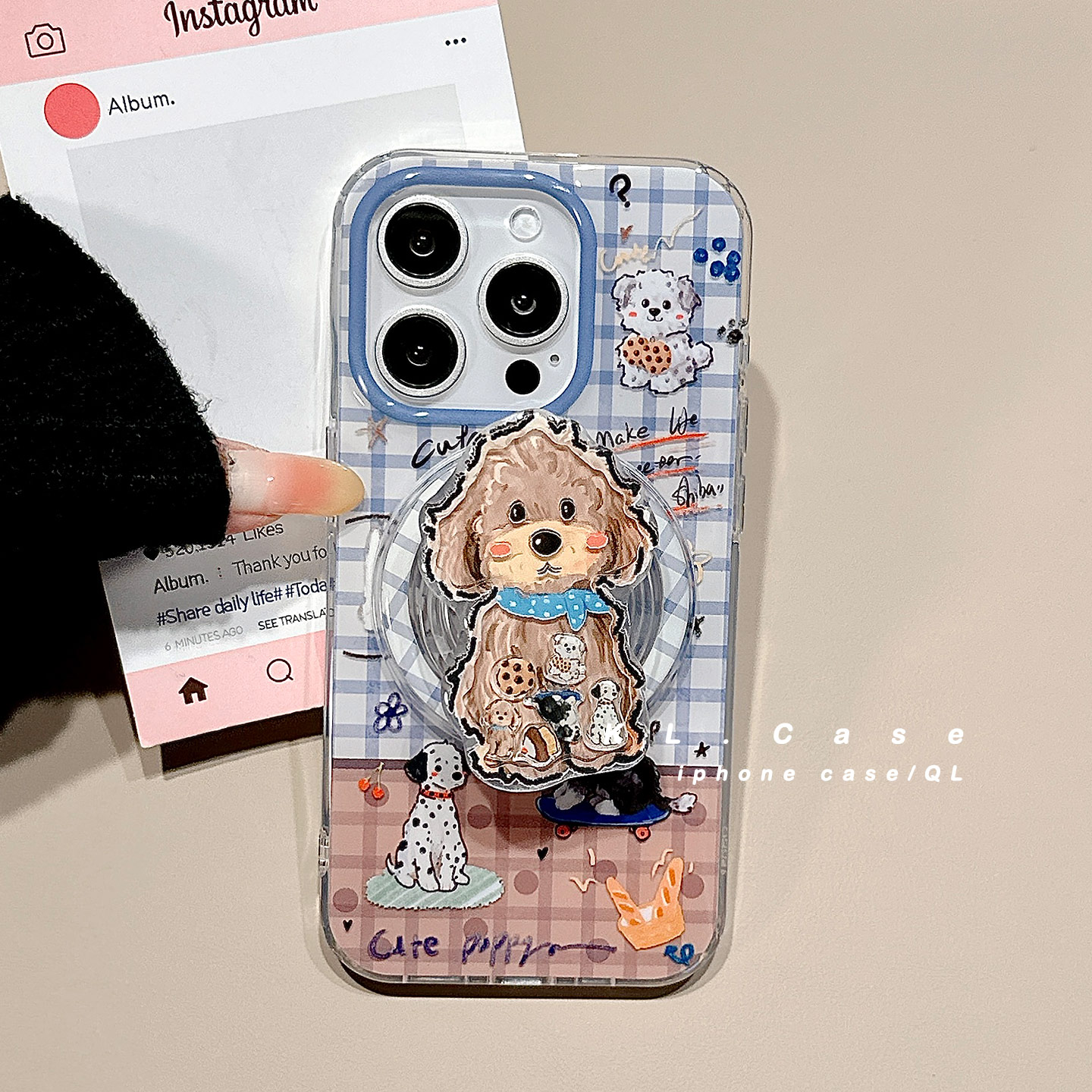 适用于iPhone亚克力卡通手机壳