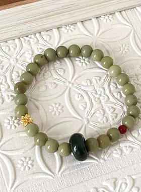 玛瑙和田玉小众精致手链