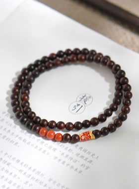 小叶紫檀木质文玩手串