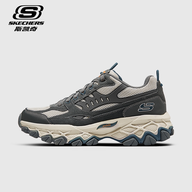 斯凯奇官方旗舰店男鞋运动老爹鞋