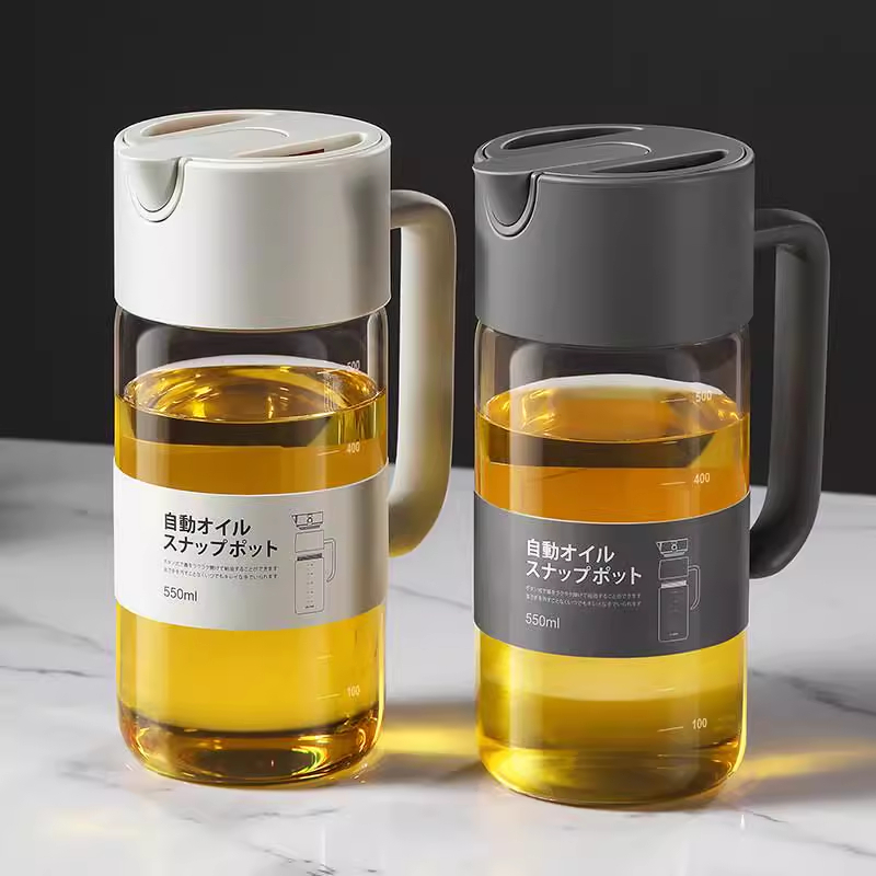 玻璃油壺大容量防漏醬油醋高硼硅