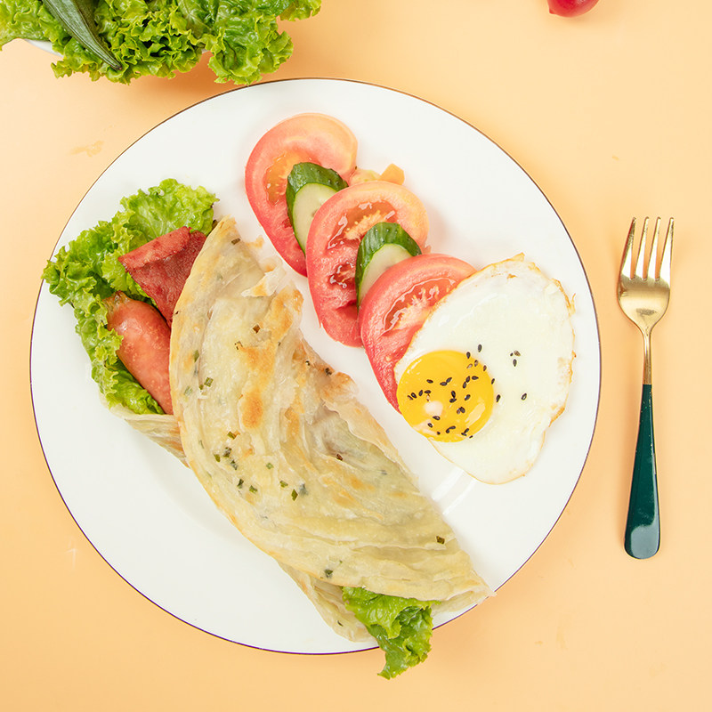 清真手抓饼家庭装营养早餐煎饼速食手抓饼正宗葱油饼家用面饼