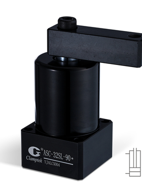 原装嘉刚气压转角缸ASC-25/MF32/FA40/TB50/MS63-SR/DR/SL/DL-90E