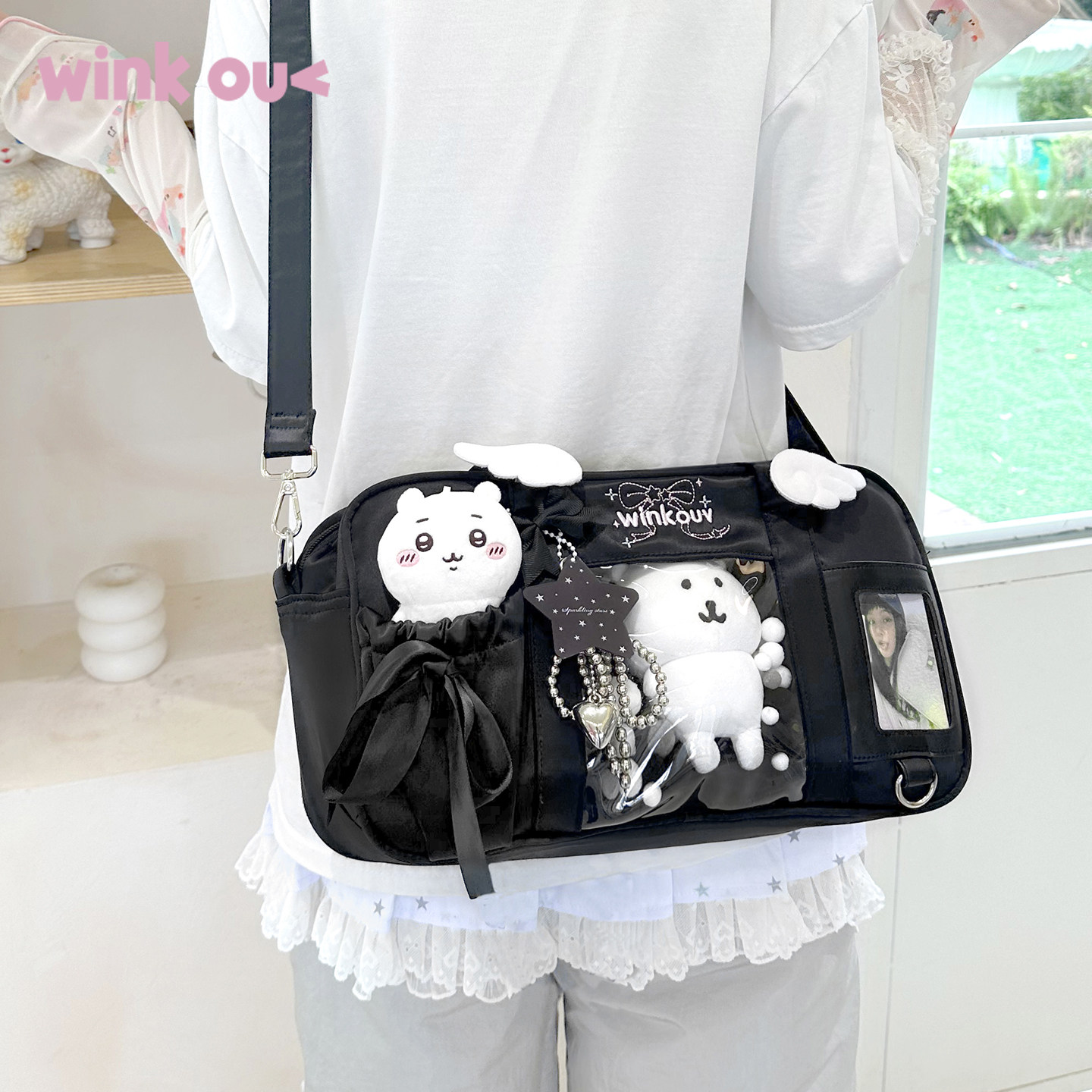 小食量日常款斜挎痛包10cm娃包