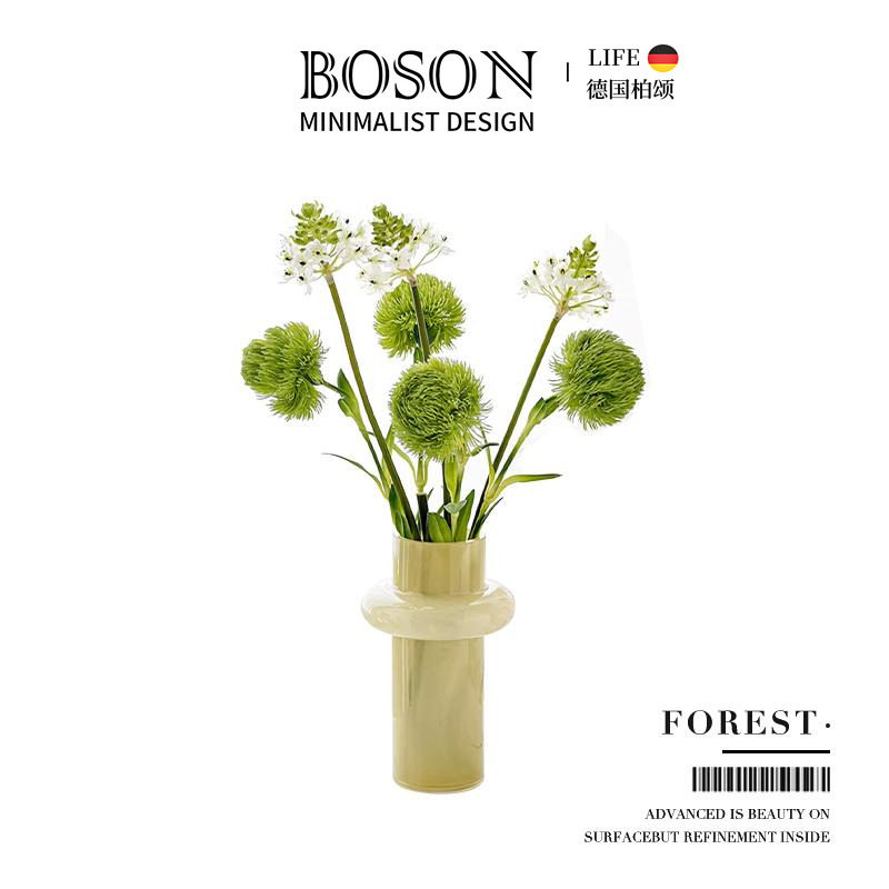 BOSON·Forest·彷真花植物雀梅绿石竹绿色假花摆件装饰 | 森系