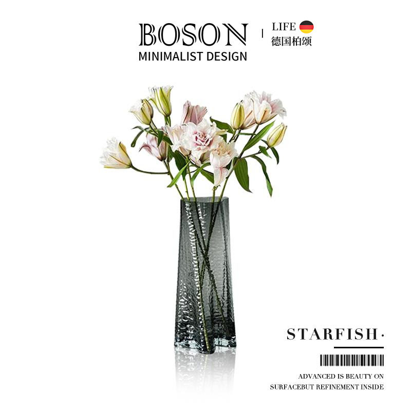 BOSON·Starfish·花瓶特大落地玻璃透明富贵竹客厅马醉木 | 海星