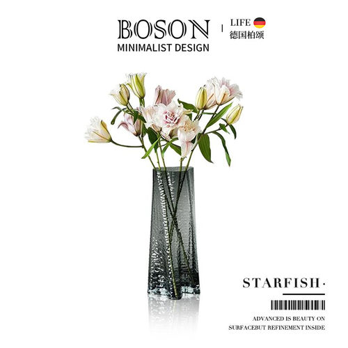 BOSON·Starfish·花瓶特大落地玻璃透明富贵竹客厅马醉木 | 海星