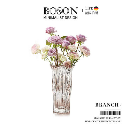 BOSON·Branch·花瓶客厅插花玻璃透明高级鲜花轻奢小众 | 枝蔓