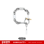 CHICHABOOM马蹄扣不对称钛钢手链BEST ACTOR系列CCB男女同款