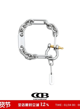 CHICHABOOM马蹄扣不对称钛钢手链BEST ACTOR系列CCB男女同款