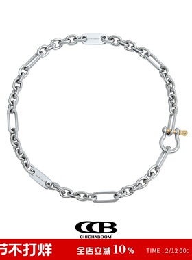 CHICHABOOM马蹄扣不对称钛钢古巴项链BEST ACTOR系列CCB男女同款