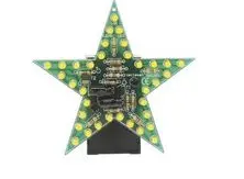 MK169Y  套件, 黄色闪烁发光二极管星套件