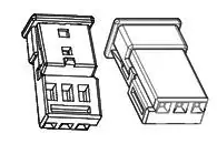 TE泰科连接器护套 1743164-2 全新原装优势热卖，旺旺询价更优