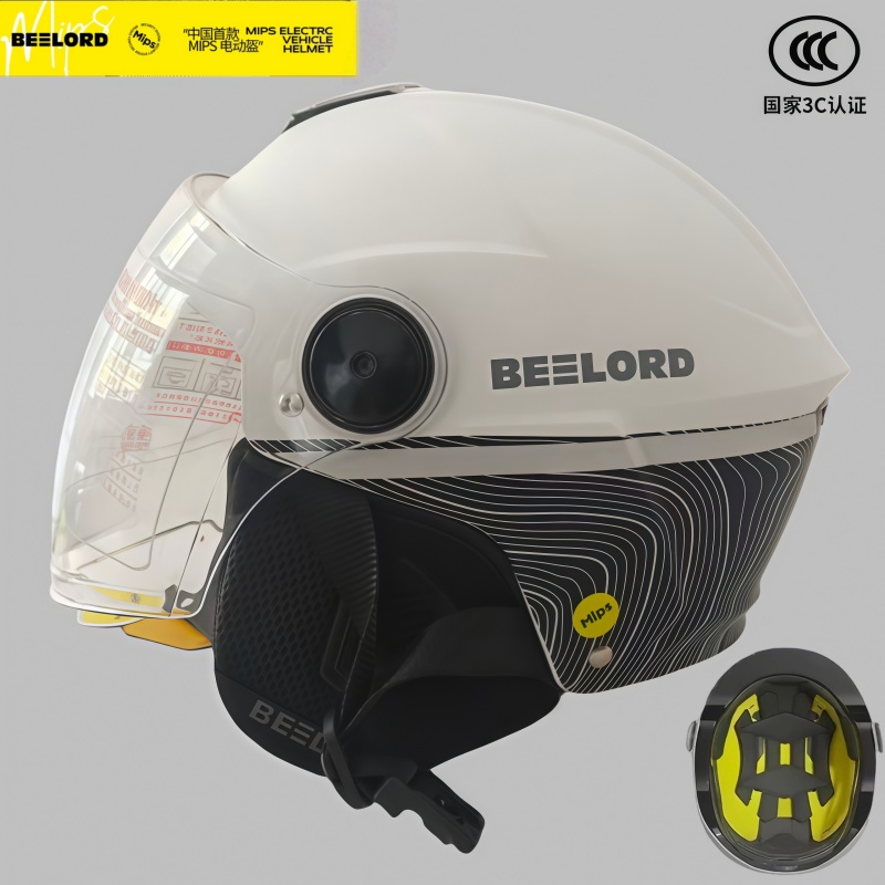 MIPS电动车3C头盔护耳秋冬四季