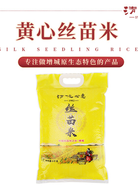 清一色黄心意正宗增城丝苗米2023年广东广州家用大米5kg新米送礼