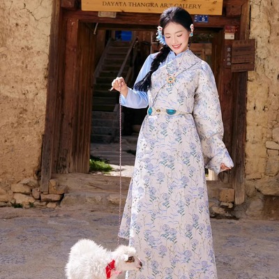 2025新款藏布拉服装女款藏袍藏式