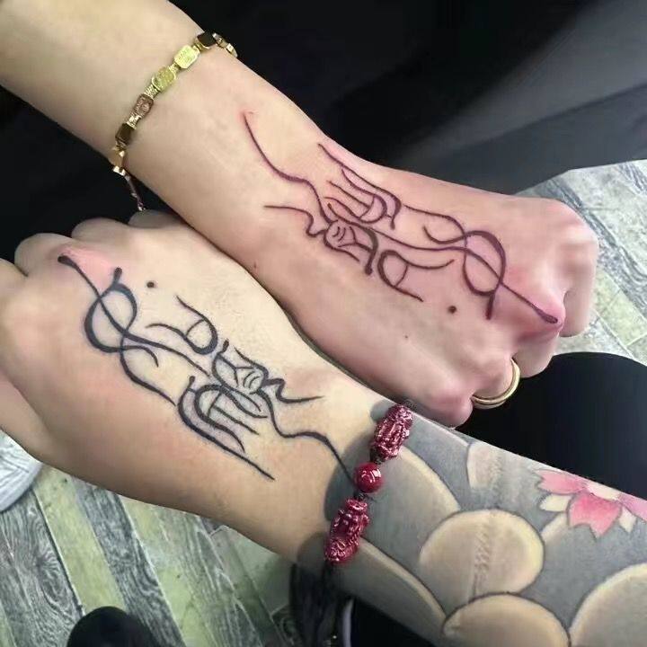 如愿 草本果汁纹身贴帅气男女款防水持久纹身贴