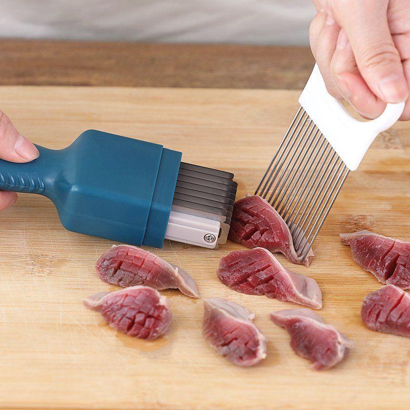 鱿鱼切麦穗花刀工具伸缩可调鸡胗拉花器鲍鱼章鱼鸭肫改刀打花