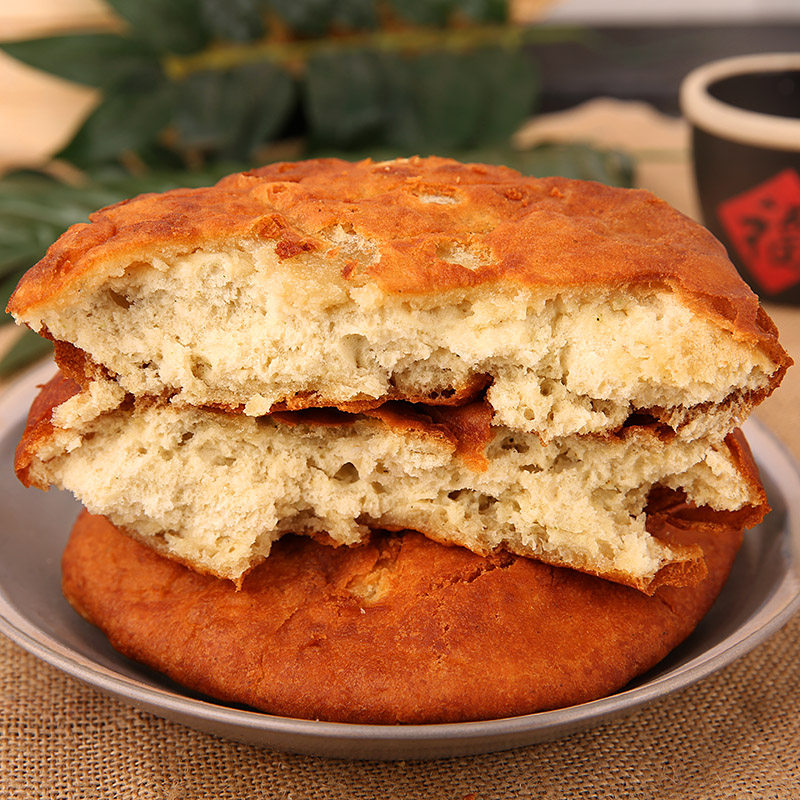 呼市杨老大手工老油饼油香焙子月饼内蒙特产零食糕点油馍饼子美食
