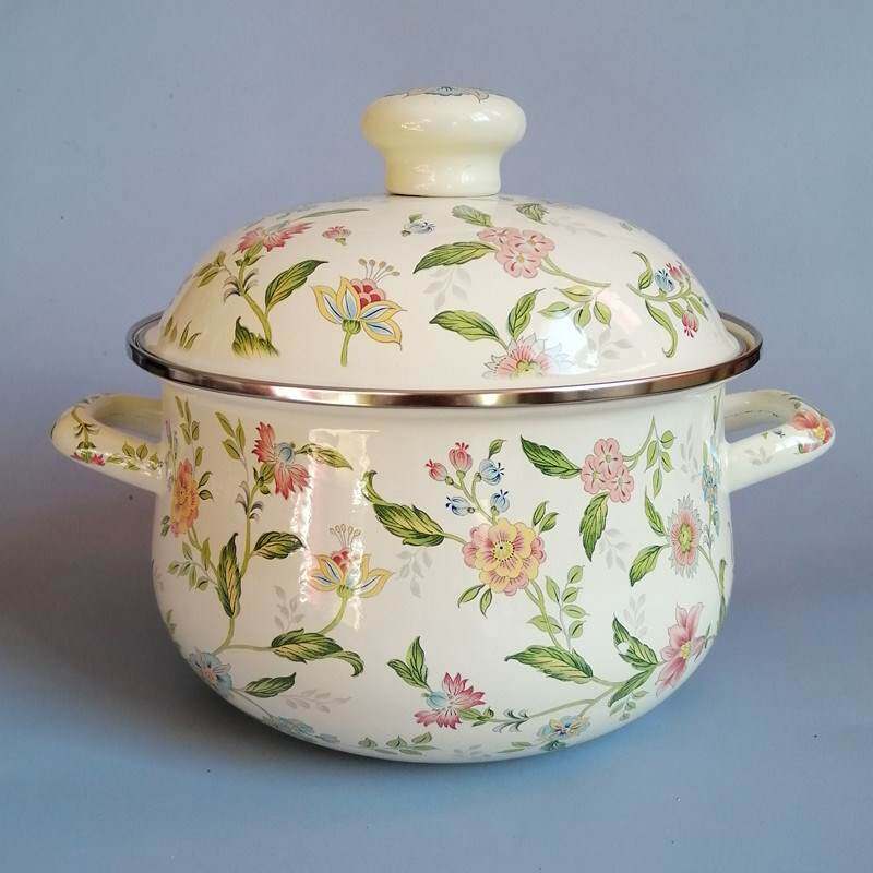 【好厚实】18-24搪瓷汤锅双耳汤煲奶锅珐琅锅家用电磁炉燃气通用