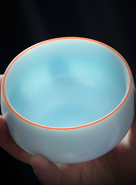 茶杯个人主人专用男女士开片一杯单杯大陶瓷一个单个高档轻奢汝窑