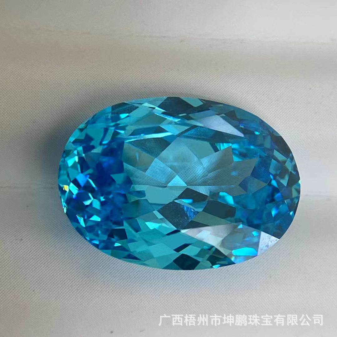 厂家批发椭圆形海蓝宝尖底戒面首饰品蛋形配件戒指项链主石锆石,珠宝/钻石/翡翠,手饰,淘宝优惠券,粉丝福利购,淘宝优惠卷