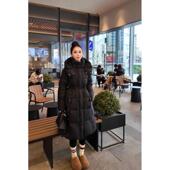 90新国标白鹅绒云朵零压连帽加厚保暖显瘦长款 琳琳专属 16F688