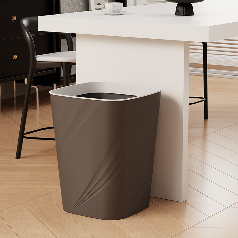 拾清清简约卧室高级轻奢压圈纸篓