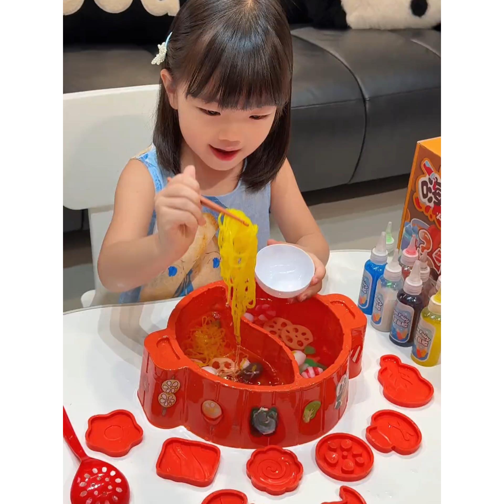 火锅水精灵小过家家玩具男女孩子厨房煮饭水宝宝儿童手工diy玩具