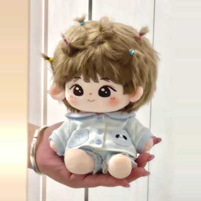 可爱娃衣原创15/20cm棉花娃娃衣服毛绒连体玩偶公仔换装替换套装