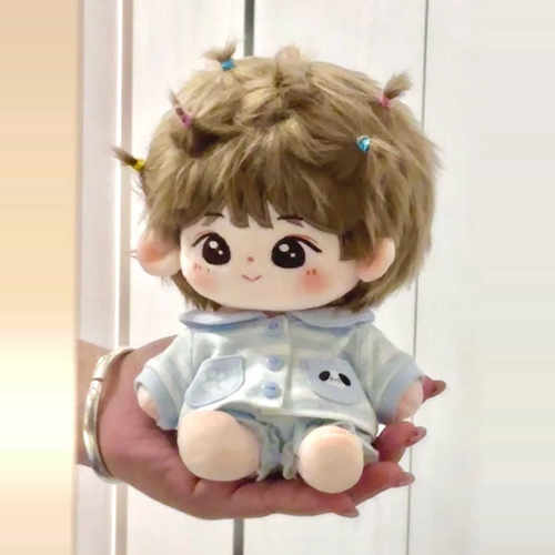 可爱娃衣原创15/20cm棉花娃娃衣服毛绒连体玩偶公仔换装替换套装