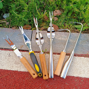 拔草工具起根器移苗除草连根拔起杠杆原理省力轻松不锈钢结实耐用