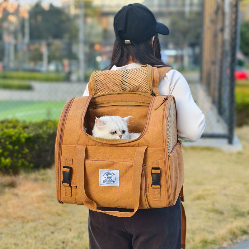 猫包外出便携轻便双肩可扩展帐篷大空间车载单肩斜挎猫旅行狗背包,宠物/宠物食品及用品,背包/箱包,淘宝优惠券,粉丝福利购,淘宝优惠卷
