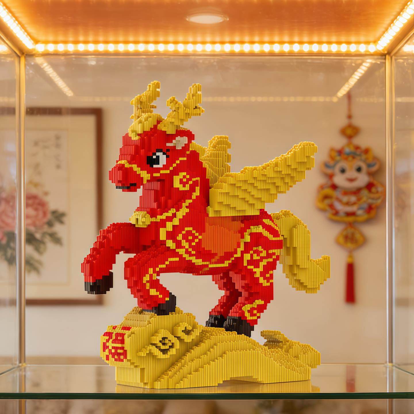 乐积木高2026新款马年积木高难度巨大型益智拼装玩具成人版拼图吉,玩具/童车/益智/积木/模型,普通塑料积木,淘宝优惠券,粉丝福利购,淘宝优惠卷