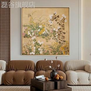 厅饰画餐厅高级感艺术画玄关画中古风客挂画壁画 网红国潮新中式 装