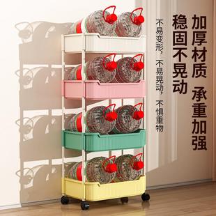 多层小推车置物架落地可移动零食厨房卫生间化妆品简易整理收纳架