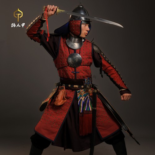 【路人甲】明边军布面甲 国甲 中国传统甲胄定制