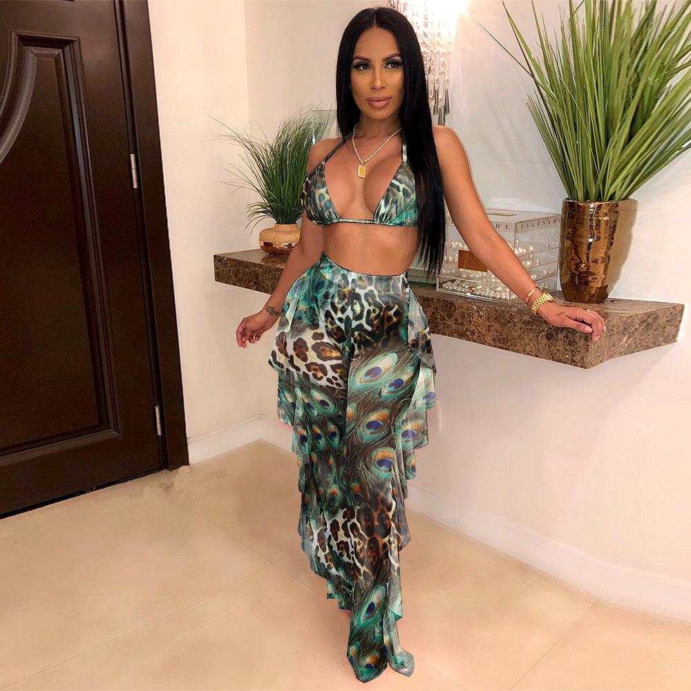 summer women wide leg trousers jumpsuit sleeveless pockets