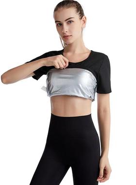 vests shaping body yoga suits sweat short-sleeved tops