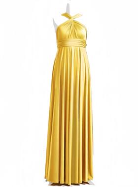 short and long dress bandage sexy back cross multi-string