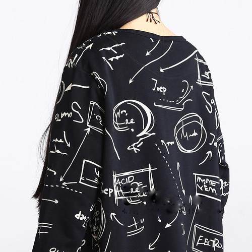 metersbonwe-womens full cartoon print down jacket duck